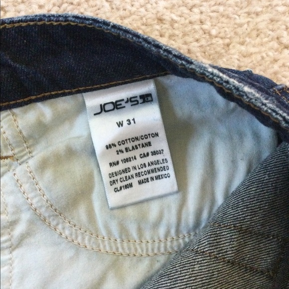 Joe's Jeans Darla Distressed Denim Jean Shorts Size 31 - Picture 11 of 11